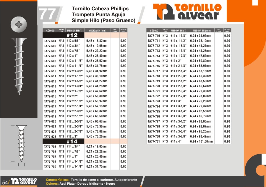 Tornillo Alvear